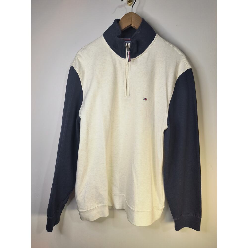Men's Tommy Hilfiger 1/4 Zip Pullover, Size XL, Pre-owned